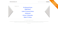 Desktop Screenshot of 0ndemandkorea.com